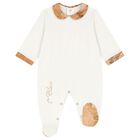 Ivory & Beige Geo Map Babygrow Gift Set, 4, hi-res