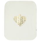 بطانية بنات بالشعار وطبعة قلب باللون العاجى, 1, hi-res