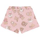 Baby Girls Pink & White Bear Shorts Set ( 2-Pack ), 1, hi-res