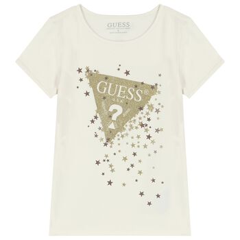 Girls Ivory Logo T-Shirt