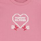 Baby Girls Pink Logo Long Sleeve Top, 1, hi-res