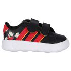 Younger Boys Black & Red Mickey Mouse Disney Grand Court Trainers, 1, hi-res