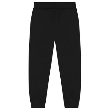 Black Teddy Bear Logo Joggers