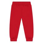 Younger Boys Red, Grey & Navy Blue Tracksuit Set, 2, hi-res