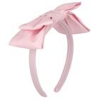 Girls Pink Bow Headband, 3, hi-res