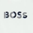 Baby Boys White Logo T-Shirt, 4, hi-res