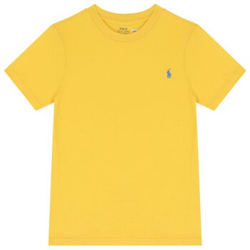 Boys Yellow Logo T-Shirt