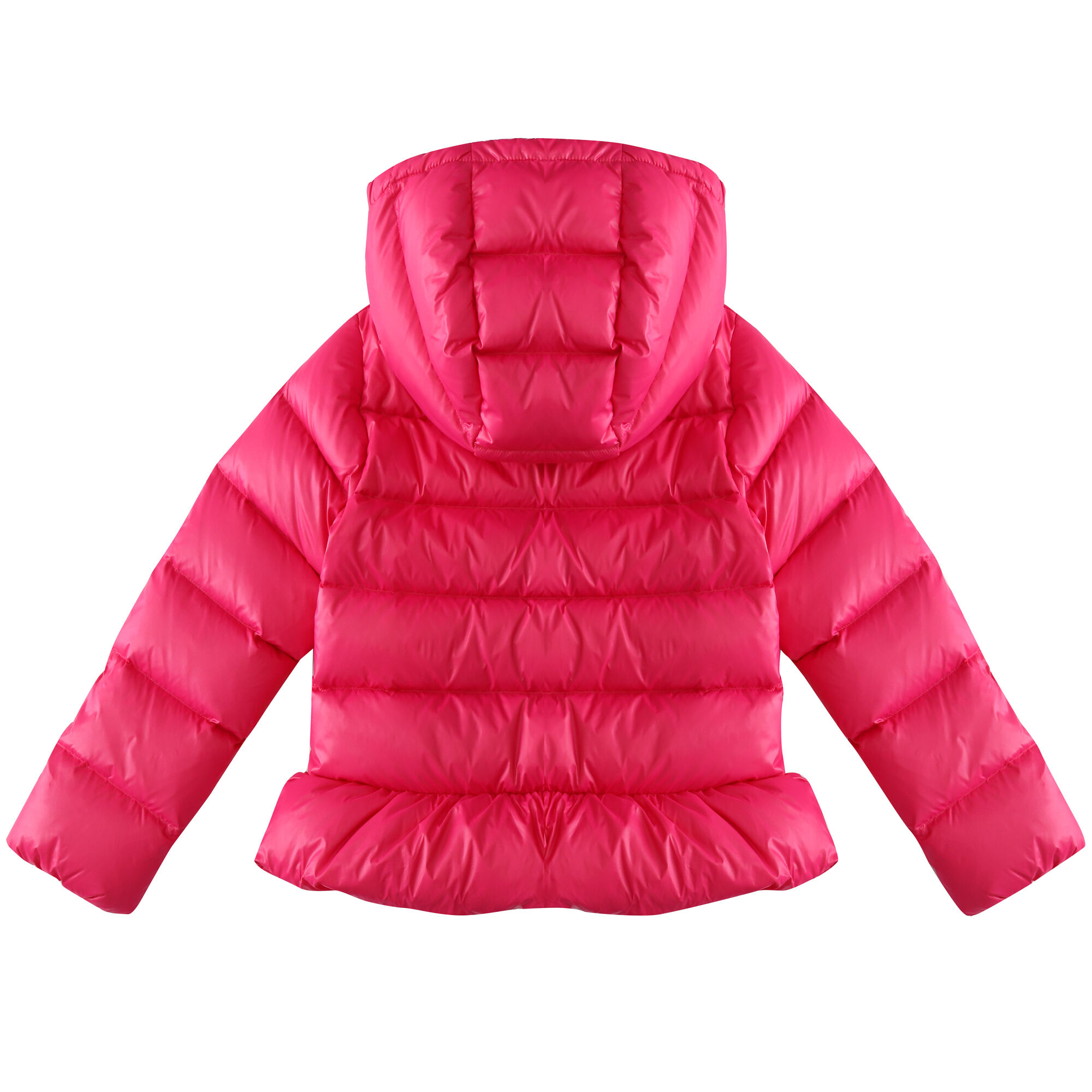 Girls pink puffer coat outlet