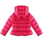 Girls Pink Logo Puffer Jacket, 1, hi-res