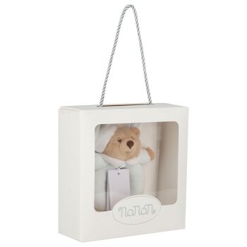 Baby Boys Blue Bear Rattle Toy ( 15cm )