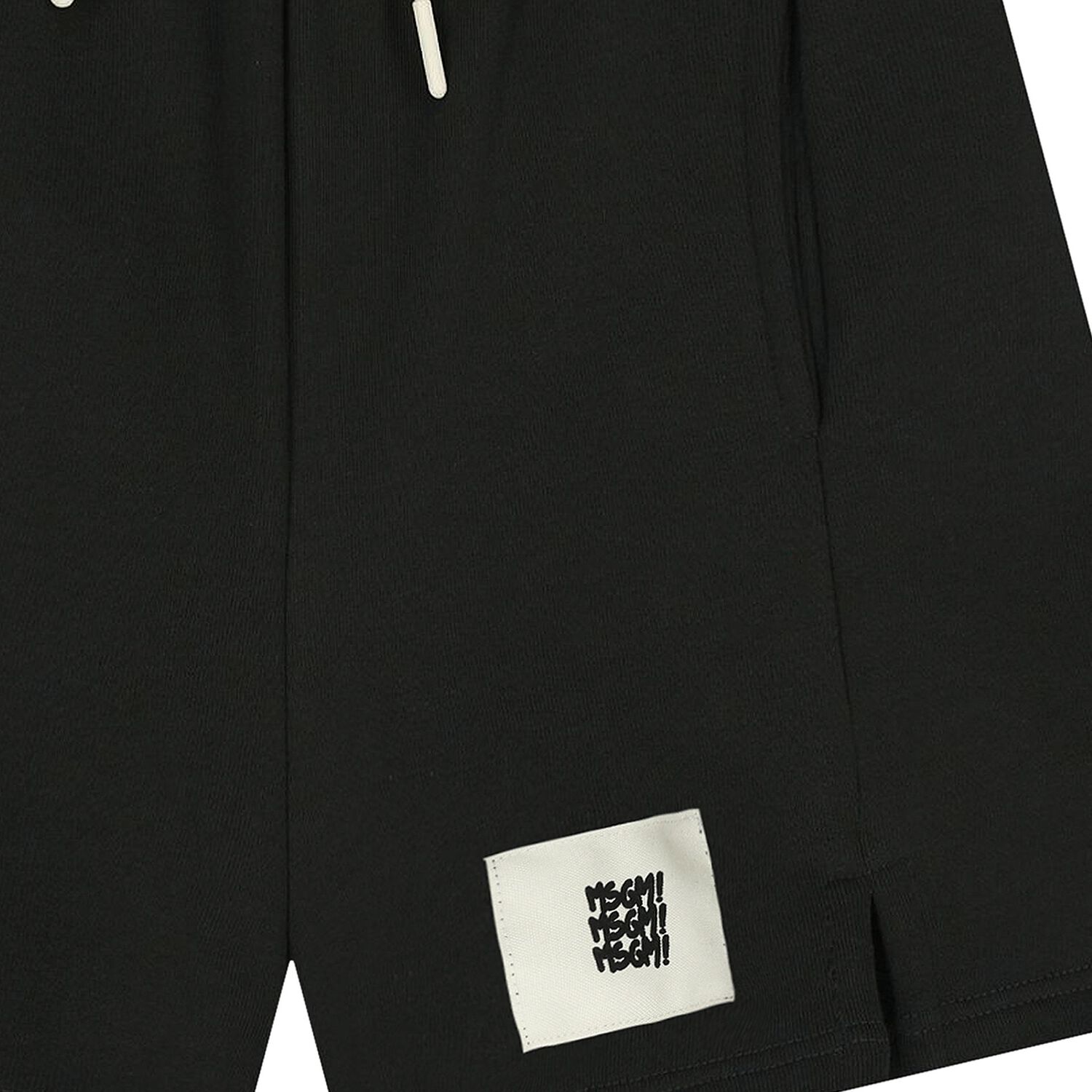 Boys Black Logo Shorts, 3, hi-res