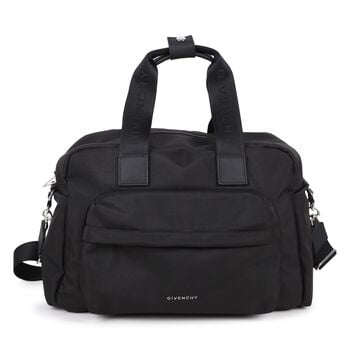 Black Logo Baby Changing Bag