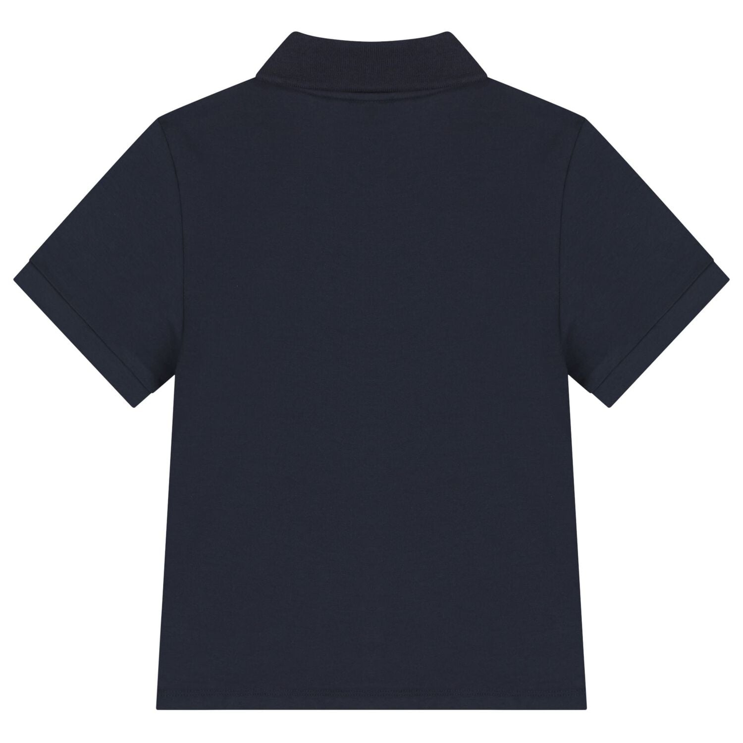 Boys Navy Blue Logo Polo Shirt, 7, hi-res