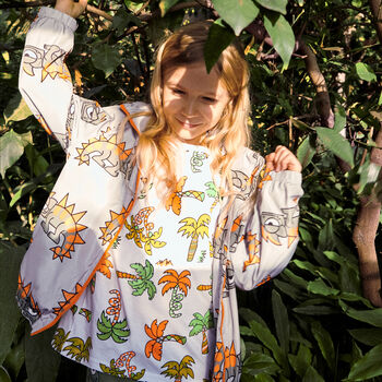 Boys White Printed T-Shirt