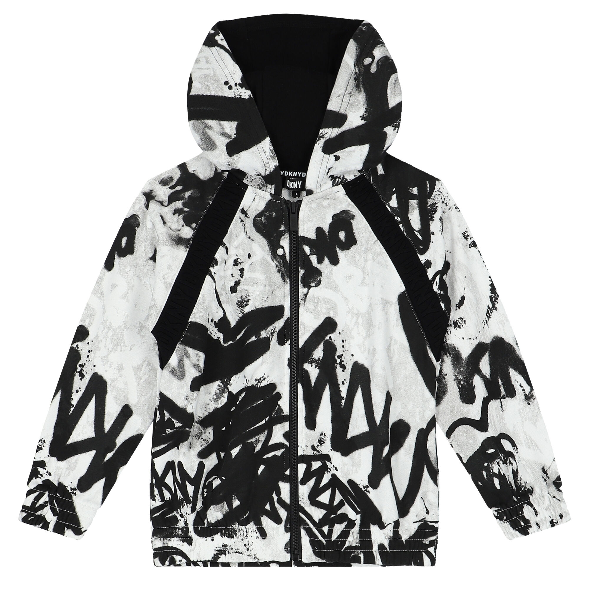 Off white black graffiti hoodie sale