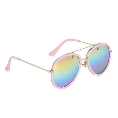 نظارة شمسية باللون الوردي للبنات