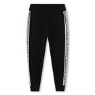 Black Logo Joggers, 1, hi-res