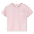 Younger Girls Pink Logo T-Shirt, 2, hi-res