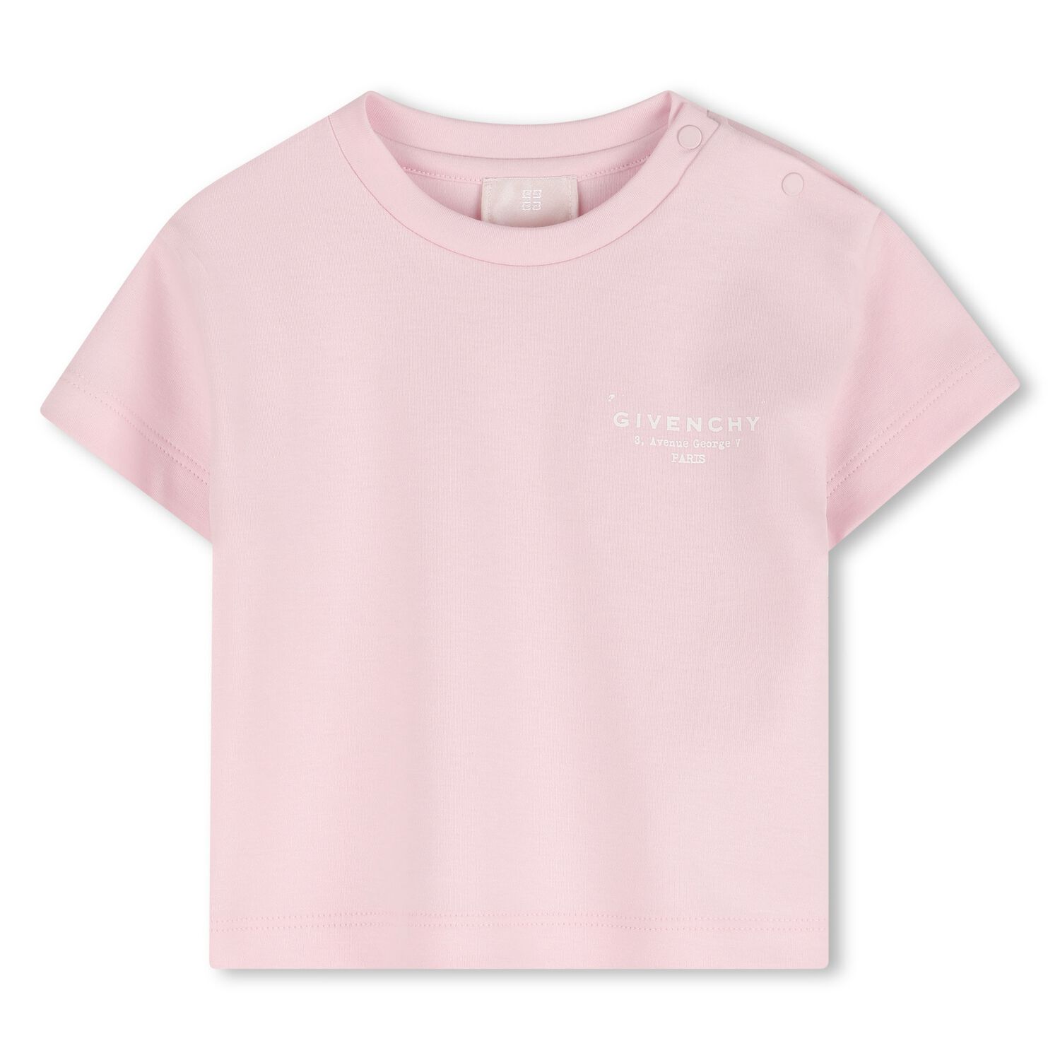 Younger Girls Pink Logo T-Shirt, 2, hi-res