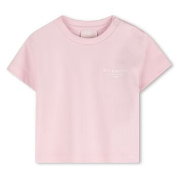 Younger Girls Pink Logo T-Shirt