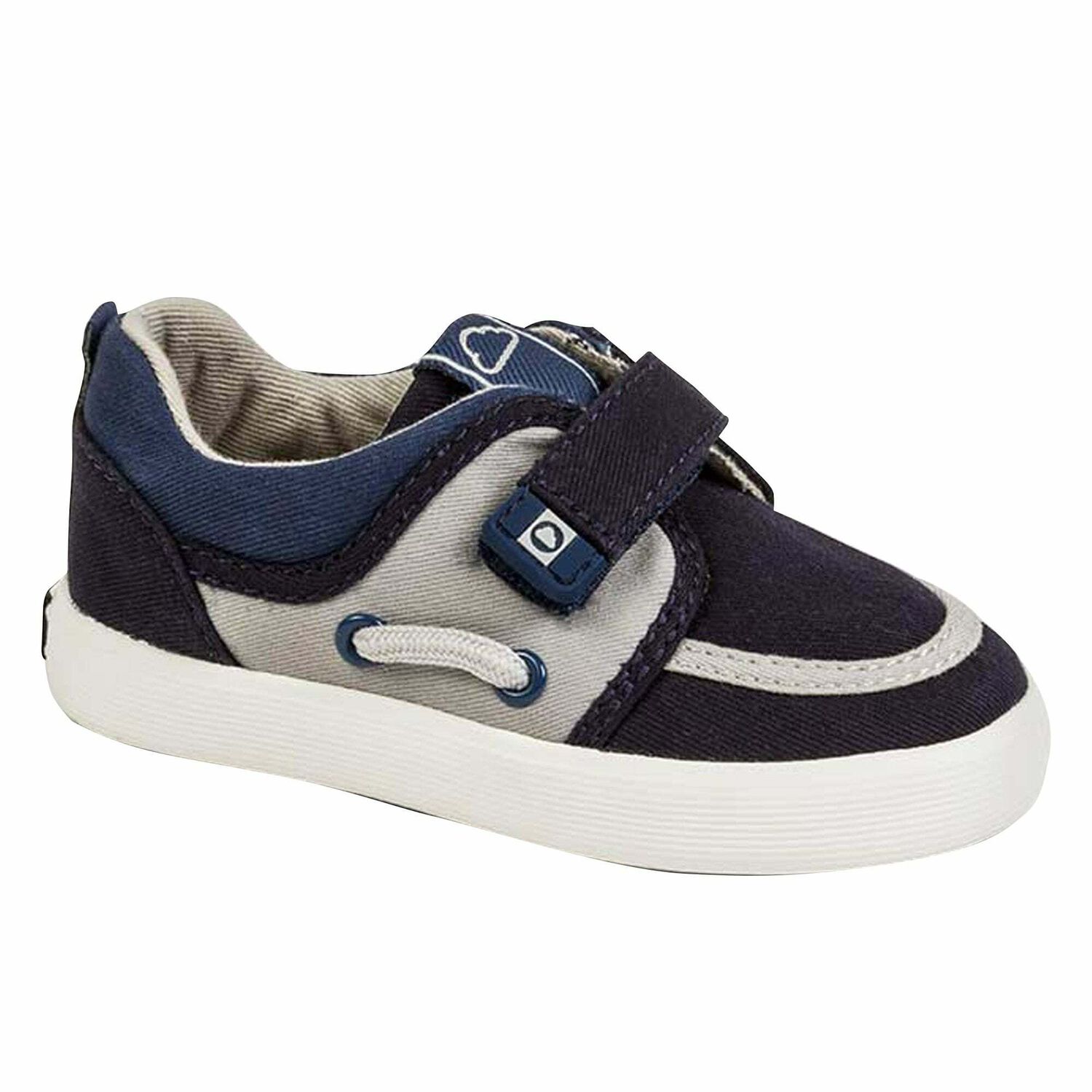 Younger Boys Blue Canvas Trainers, 1, hi-res image number null