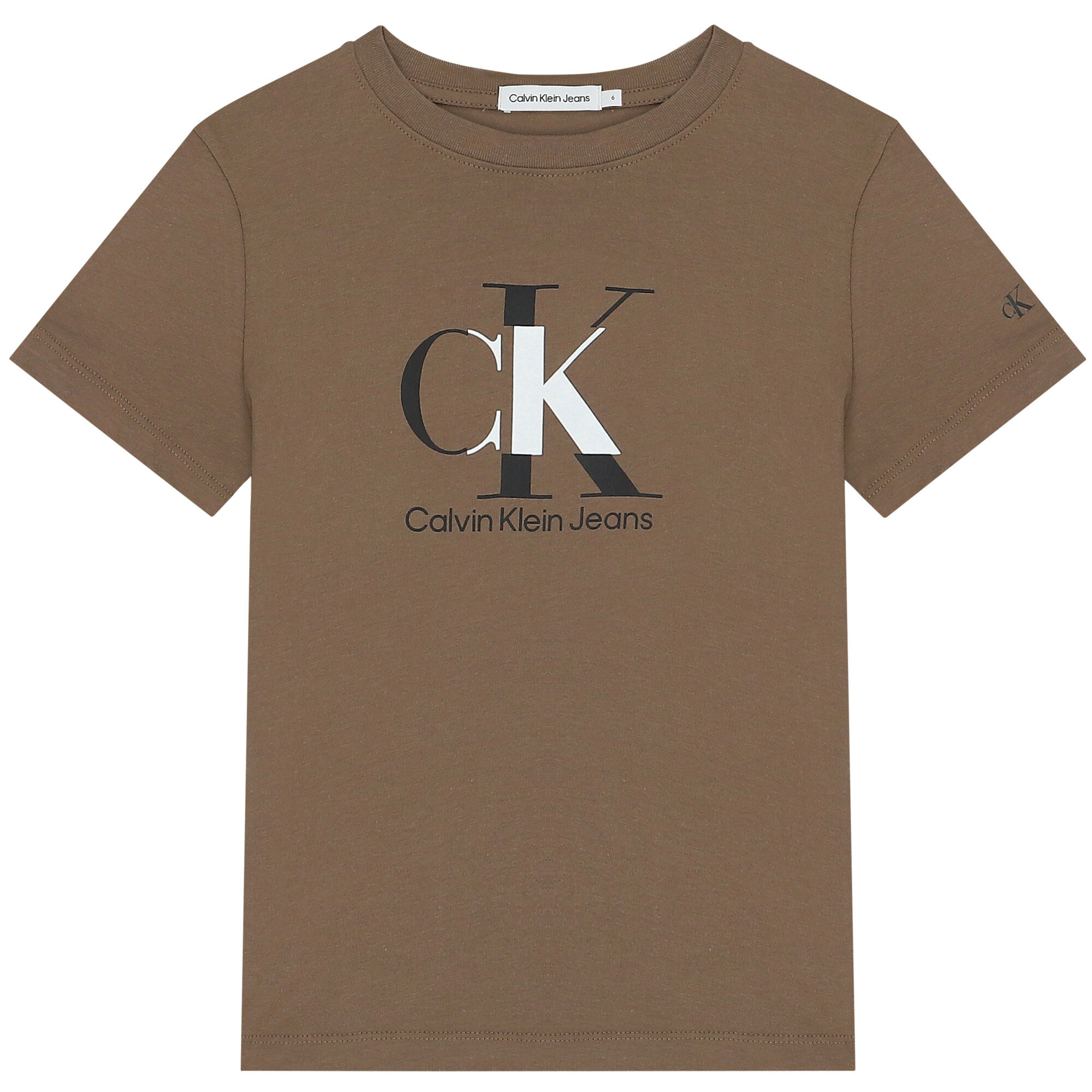 Calvin klein discount khaki t shirt