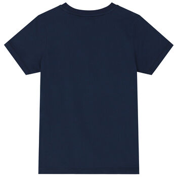 Boys Navy Logo T-Shirt