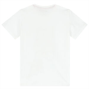Boys White Teddy Logo T-Shirt