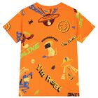 Boys Orange T-Shirt, 1, hi-res
