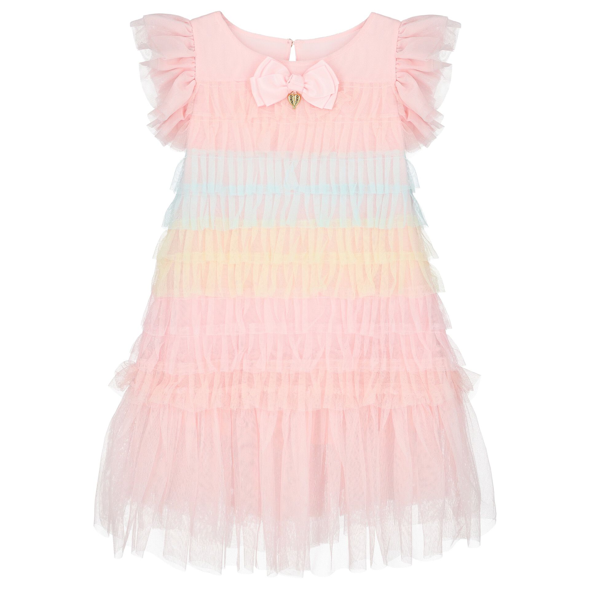 Robe Fille Angel Fortress - Rose, Avec Dentelle - Taille 6 (US) - Occasion Très Bon état - Longueur Genoux
