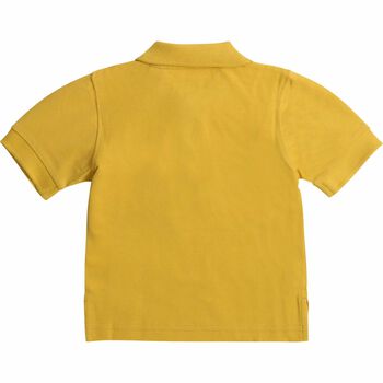 Younger Boys Yellow Logo Polo Shirt