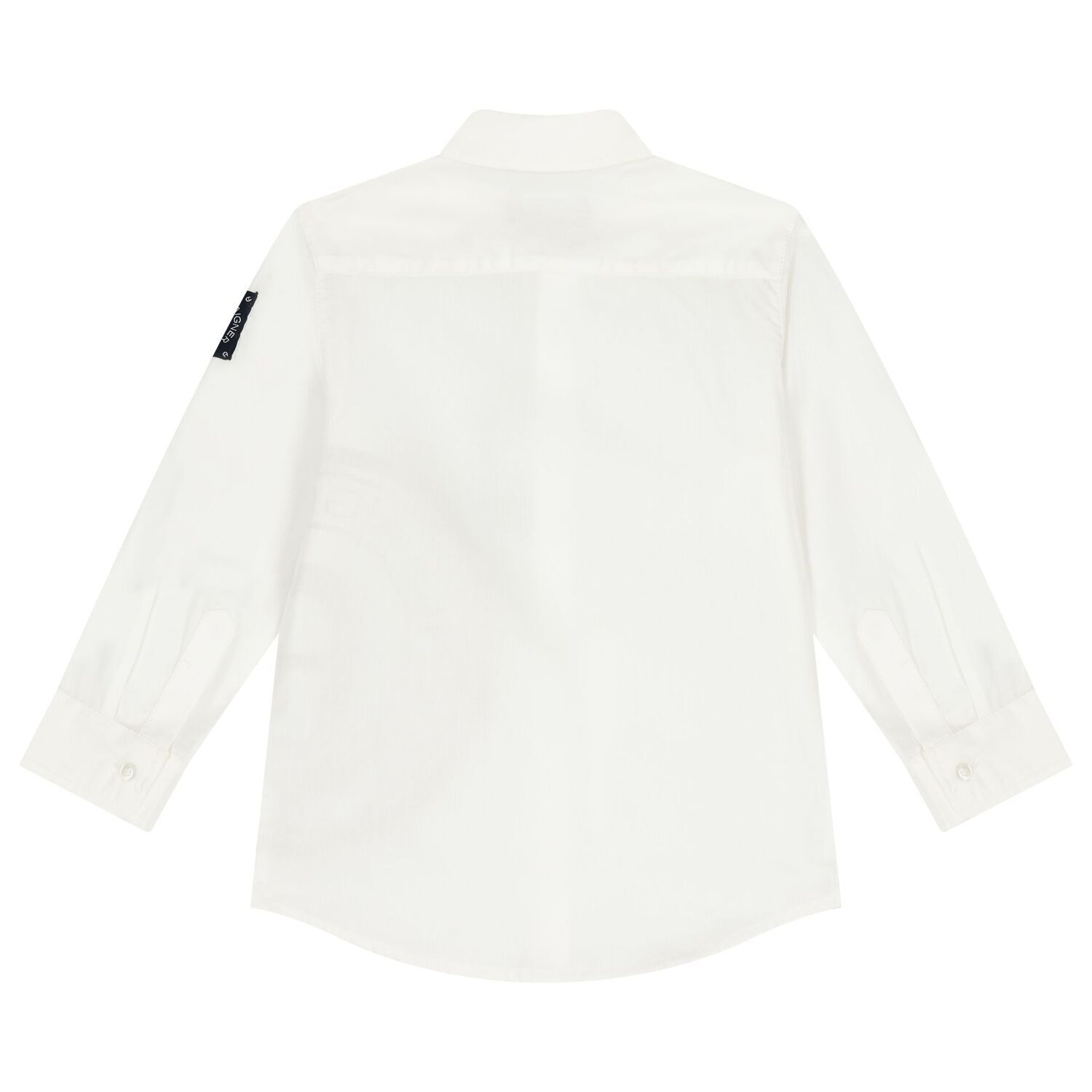 Boys White Logo Shirt, 1, hi-res image number null