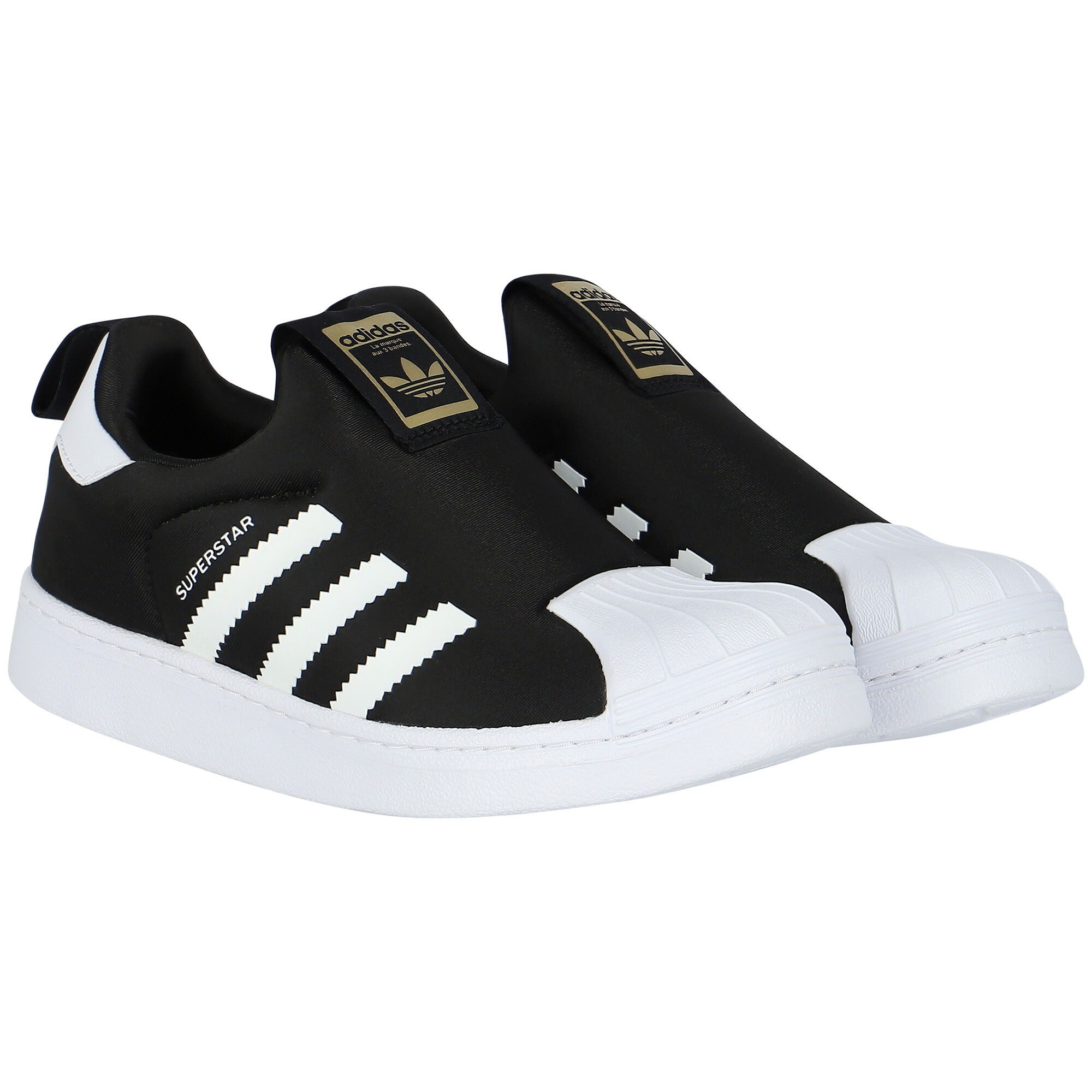 adidas Originals Black Superstar 360 I Trainers | Junior Couture