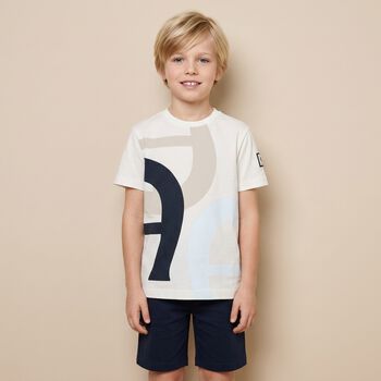 Boys White Logo T-Shirt