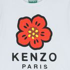 Blue Boke Flower T-Shirt, 2, hi-res