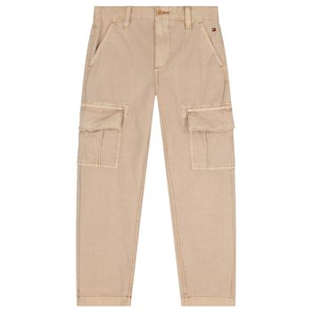 Boys Beige Trousers