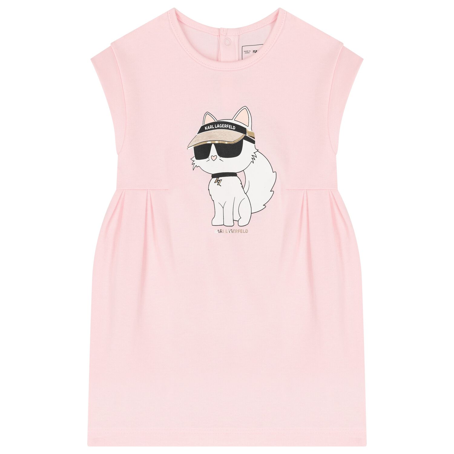 Girls Pink Choupette Dress, 1, hi-res image number null