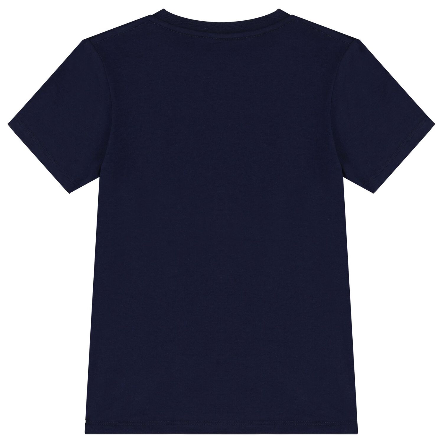 Navy Blue Cotton Logo T-Shirt, 2, hi-res