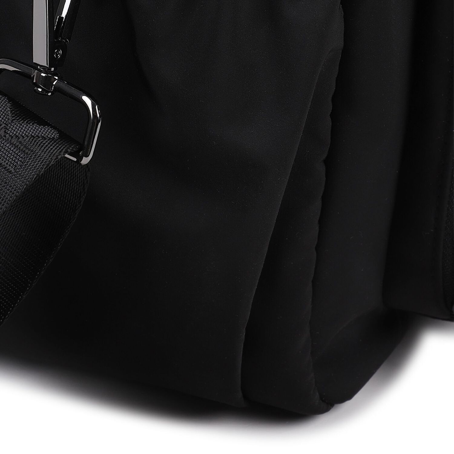 Black Logo Baby Changing Bag , 1, hi-res
