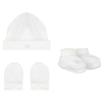 White Hat Baby Gift Set