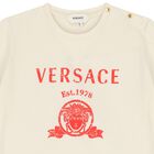 Younger Ivory Medusa Logo T-Shirt, 1, hi-res