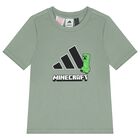 Boys Green Minecraft Logo T-Shirt, 1, hi-res