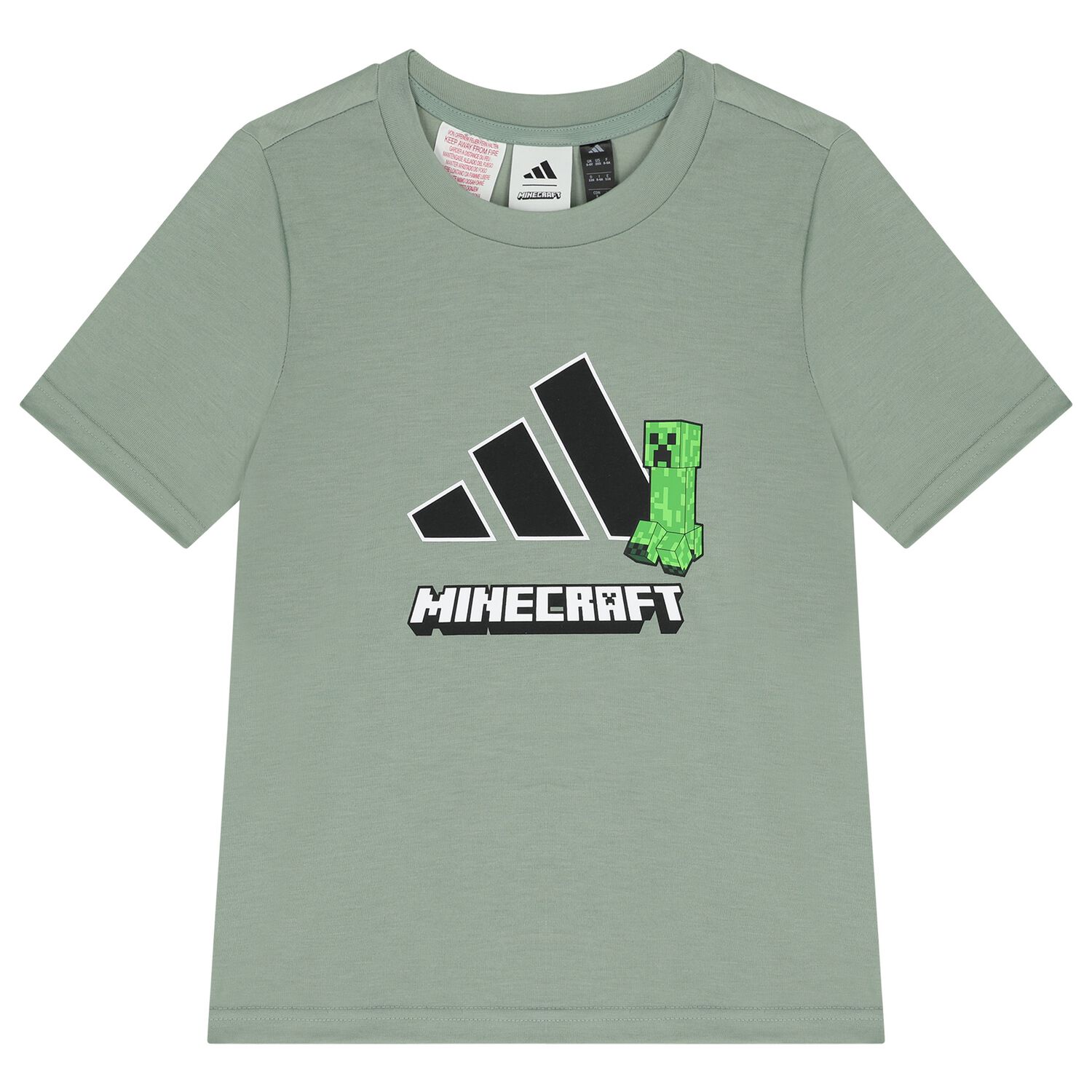 Boys Green Minecraft Logo T-Shirt, 1, hi-res