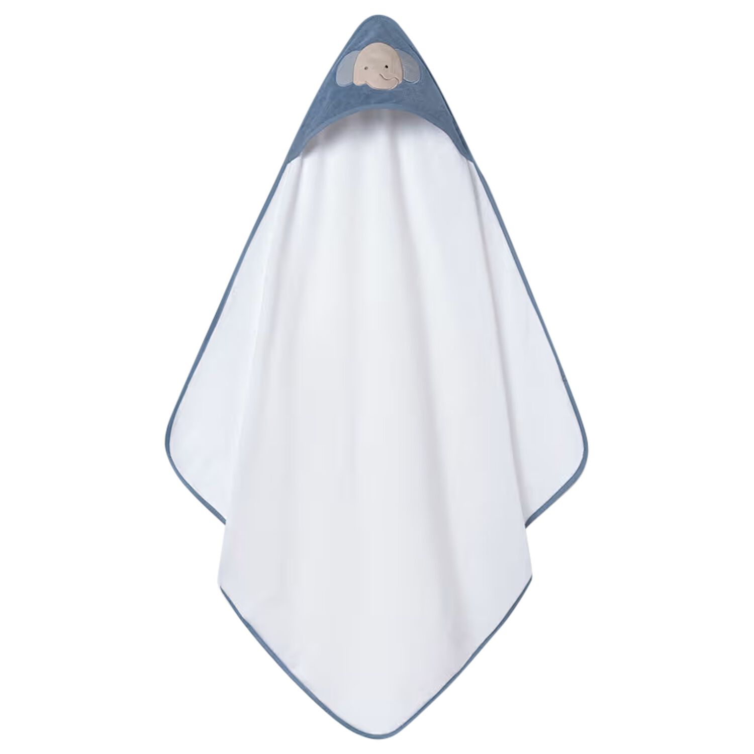 Baby Boys Blue Hooded Towel , 3, hi-res