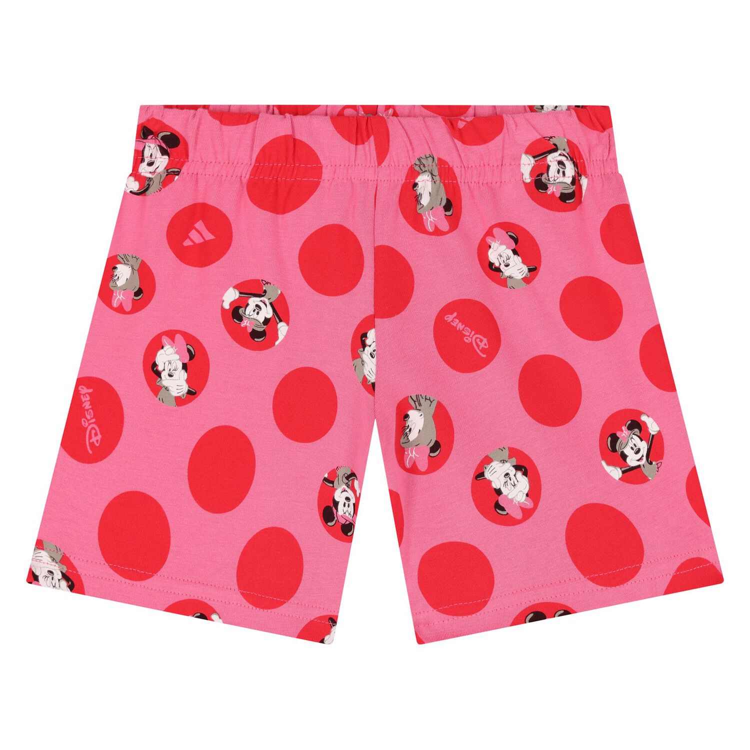 Younger Girls Ivory & Pink Disney Shorts Set, 1, hi-res image number null