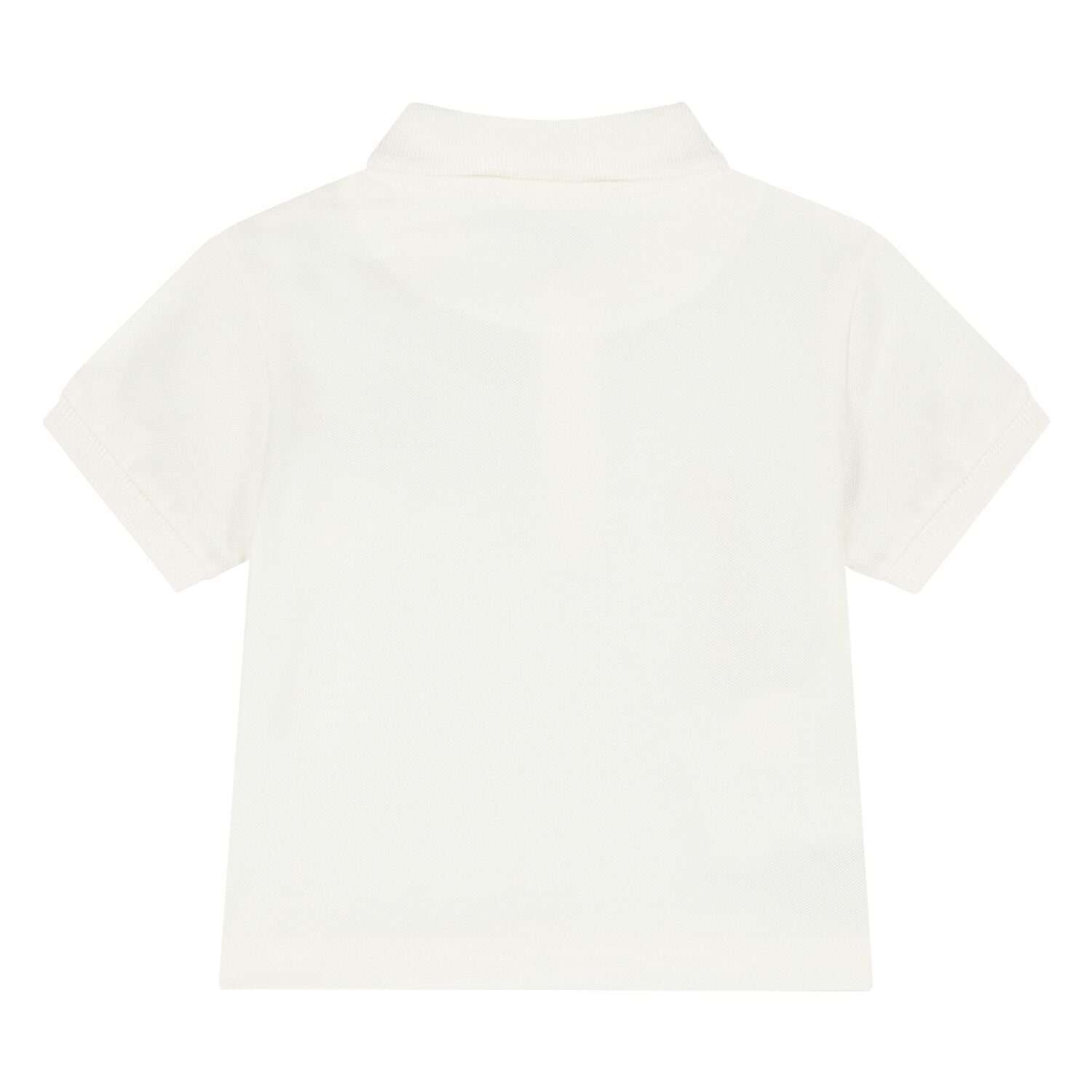 Younger Boys Ivory Animals Polo Shirt, 1, hi-res
