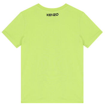 Boys Green Tiger T-Shirt