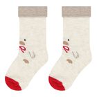 Baby Girls Red & Ivory Socks ( 4-Pack ), 3, hi-res