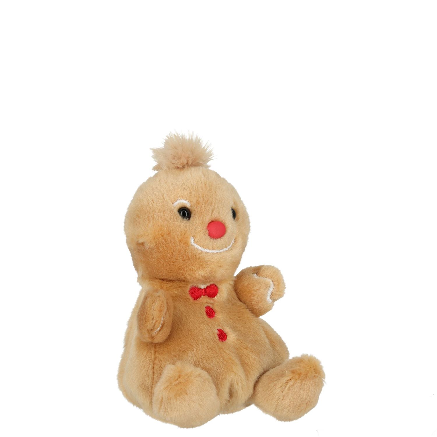 Beige Gino Gingerbread Baby Soft Toy ( 12cm ), 1, hi-res