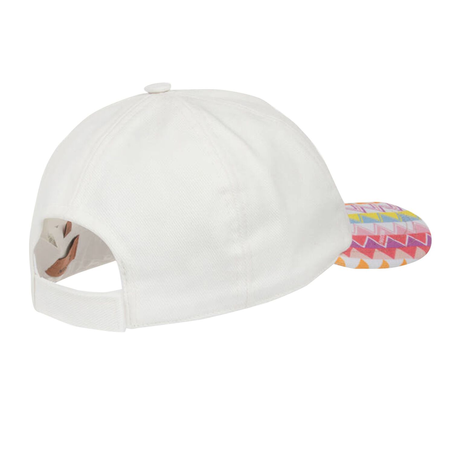 Girls Ivory Logo Zip Zag Cap, 1, hi-res